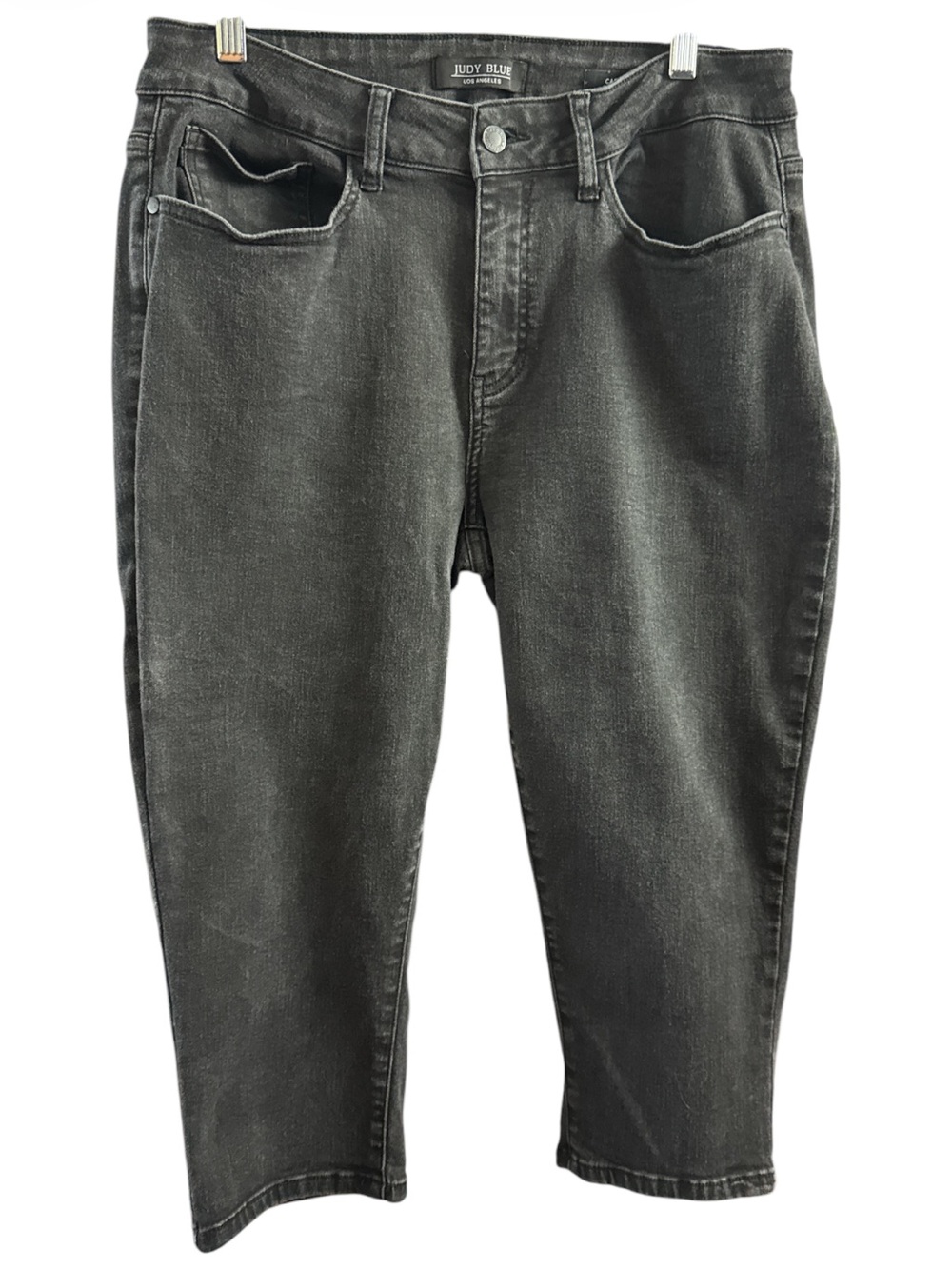 Judy Blue Capri Fit Stretchy Black Denim Jeans Size 16W